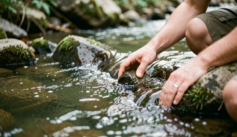 Detailed working view of stream position within recoverable frames