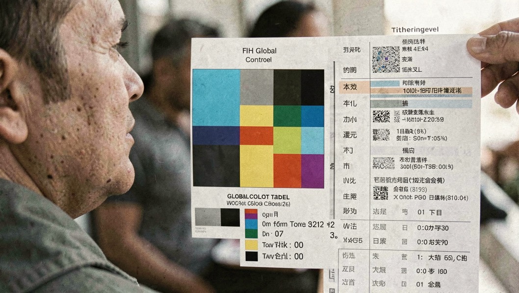 Reduce animated GIF size through palette control: representative view of global color table with dithering level nearby